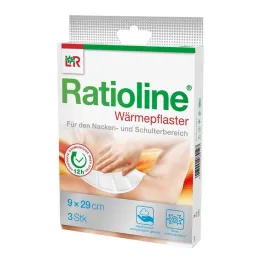 Ratioline värmelappar nacke/axel 9x29 cm, 3 st
