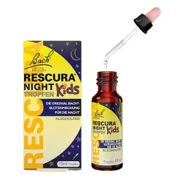 Bach Flowers Original Rescura Night Kids droppar alkoholfria, 10 ml