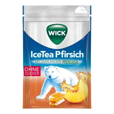 WICK Icetea persikogodis utan socker, 72 g