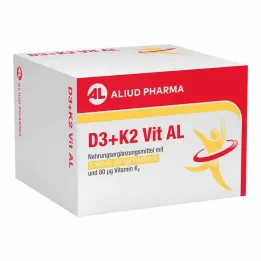 D3 + K2 Vit AL 1000 I.U. / 80 µg kapslar, 90 st
