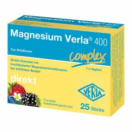 Magnesium Verla 400 Wild Berry Direct Granulat, 25 st