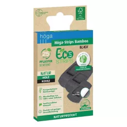 HÖGA-STRIPS Bambu svart sorterad Eco natural, 25 st