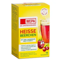 Wepa varma bär + vitamin C + zink + magnesiumpulver, 10X10 g