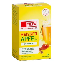 Wepa varmt äpple + C-vitaminpulver, 10X10 g