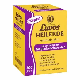 Luvos healing clay extra fina akuta syrarelaterade magproblem kapslar, 100 st