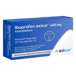 Ibuprofen axicur® 400 mg akuta filmdragerade tabletter, 10 st