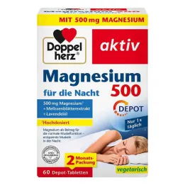 Doppelherz Magnesium 500 för natttabletter, 60 st