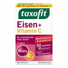 taxofit® järn + vitamin C kapslar, 40 st