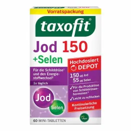 Taxofit Jod 150 + Selentabletter, 60 st