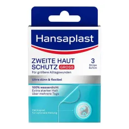 Hansaplast andra hudskyddsplåster stor, 3 st