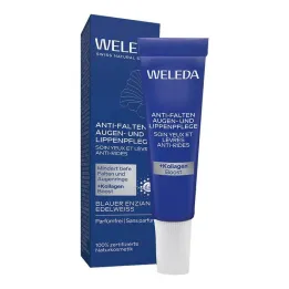 Weleda Anti-Wrinkle Eye &amp; Läppvård Blue Gentian &amp; Edelweiss, 10 ml