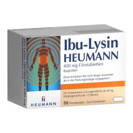 Ibu-Lysine Heumann 400 mg filmdragerade tabletter, 50 st