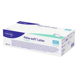 Peha-Soft Latex protect engångsundersökningshandskar icke-sterila pf S, 100 st