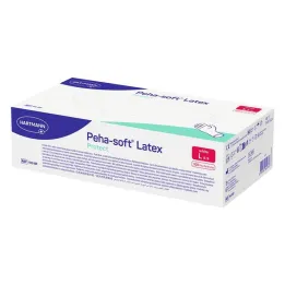 Peha-Soft Latex protect engångsundersökningshandskar icke-sterila pf L, 100 st