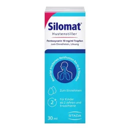 Silomat hostdämpande pentoxyverin 19 mg/ml droppar, 30 ml