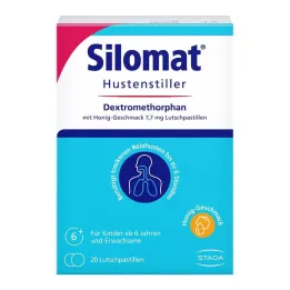 Silomat hostdämpande dextrometorfan med honungssmak, 20 st