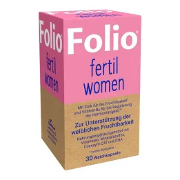 Folio fertil kvinnor mjuka kapslar, 30 st