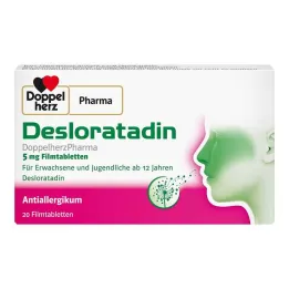 Desloratadine Doppelherzpharma 5 mg filmdragerade tabletter, 20 st