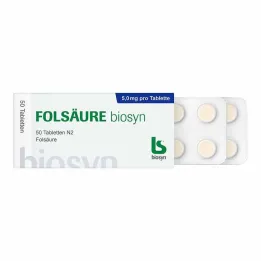 Folsyra Biosyn tabletter, 50 st