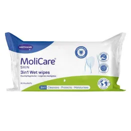 Molicare Skin 3in1 våtservetter, 30 st