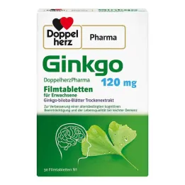Ginkgo DoppelherzPharma 120 mg filmdragerade tabletter, 30 st