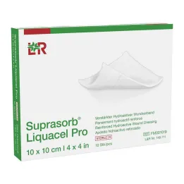 Suprasorb Liquacel Pro 10x10 cm kompresser, 10 st