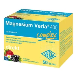 Magnesium Verla 400 Wild Berry Direct Granulat, 50 st