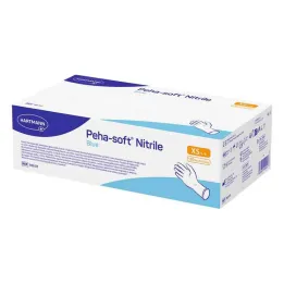 Peha-Soft nitrilblå undersökningshandskar icke-sterila pf XS, 150 st