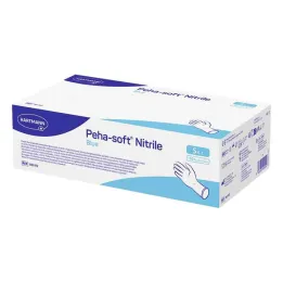 Peha-Soft nitrilblå undersökningshandskar icke-sterila pf S, 150 st