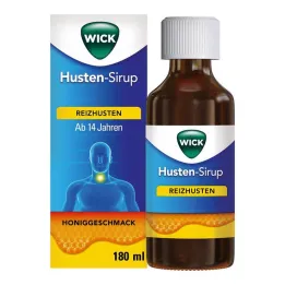 WICK Hostsirap mot torrhosta med honung, 180 ml
