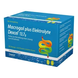 Macrogol plus elektrolyter Dexcel 13,7 g Ple, 30 st