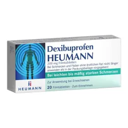 Dexibuprofen Heumann 200 mg filmdragerade tabletter, 20 st