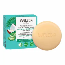 Weleda solid shampoo moisture & glans, 50 g