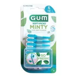 GUM SOFT-PICKS MINTY liten, 40 stycken