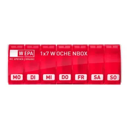 Wepa 1x7 veckolåda UV-skydd + rosa, 1 st