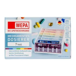 Wepa 7 dagars veckotidning UV-skydd + regnbåge, 1 st