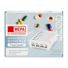 Wepa 7 dagars kompakt veckotidning vit, 1 st