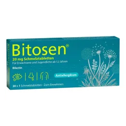 Bitosen 20 mg munsönderfallande tabletter, 20 st