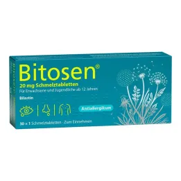 Bitosen 20 mg munsönderfallande tabletter, 30 st
