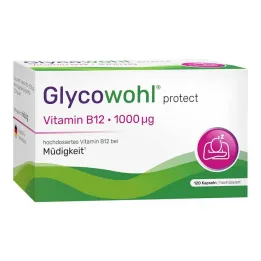 Glycowohl vitamin B12 1000 µg veganska högdoskapslar, 120 stycken