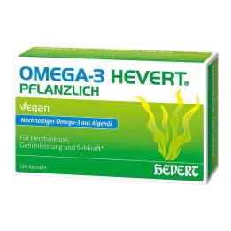 Omega-3 Hevert växtbaserade mjuka kapslar, 120 st