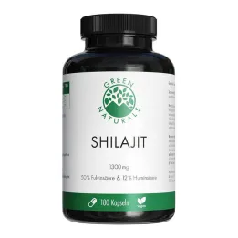 Green Naturals Shilajit 1300 mg vegankapslar i hög dos, 180 stycken