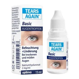 Tears Again Basic ögondroppar, 15 ml