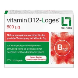 Vitamin B12-Loges 500 µg kapslar, 120 stycken