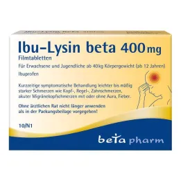 Ibu-Lysine beta 400 mg filmdragerade tabletter, 10 st