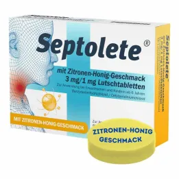 Septolete med citron-honungssmak 3 mg/1 mg pastiller, 16 st
