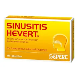 Bihåleinflammation Hevert tabletter, 40 st