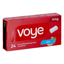 Voye Mint 4 mg aktiv ingrediens tuggummi med nikotin (24 stycken)