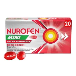 Nurofen Mini 400 mg mjuka kapslar, 20 st