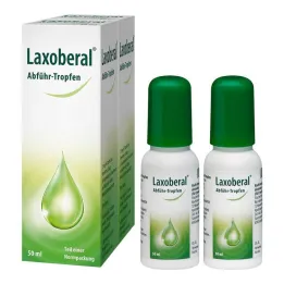 Laxoberala droppar, laxermedel mot förstoppning, 2x50 ml